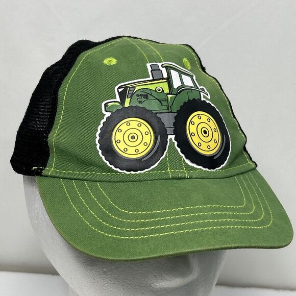 John Deere Other - Toddler John Deere Hat Cap Green Black Tractor Adjustable Snapback Mesh Trucker